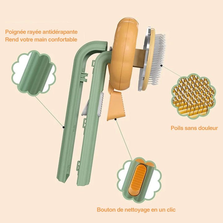 Pumpkin Comb Brush for Pets | luvikno