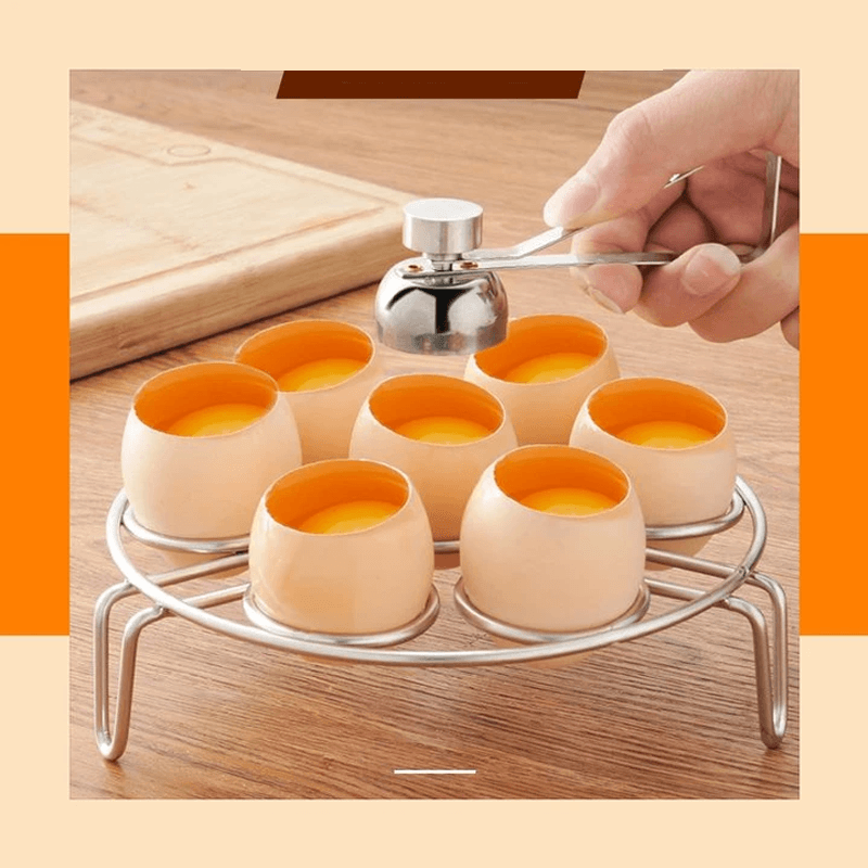Rustfritt Stål Perfekt Eggeskallåpner | Luvikno