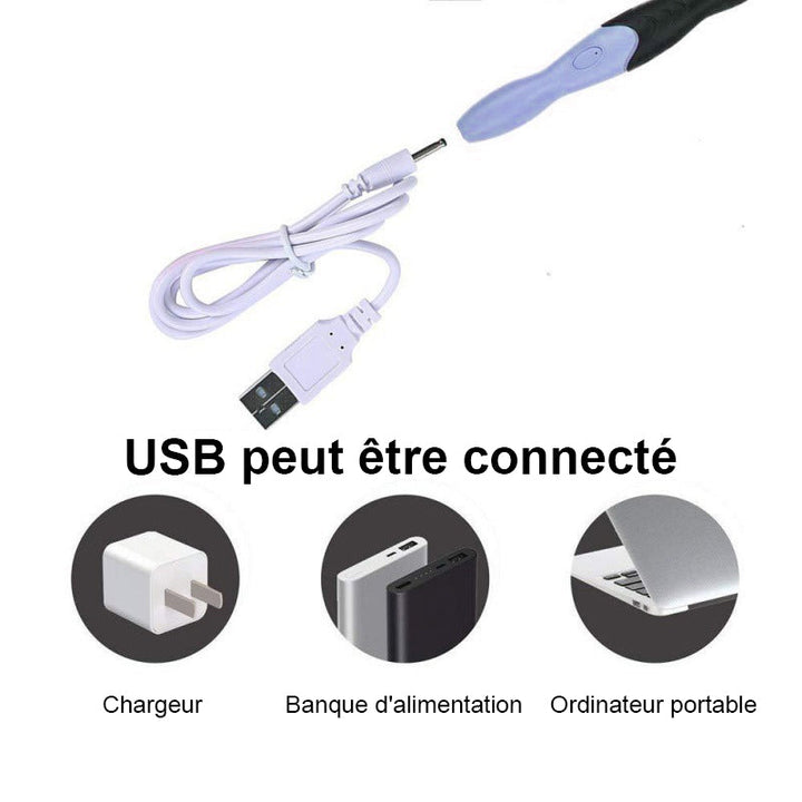 9-i-1 LED opplyst heklesystem | luvikno