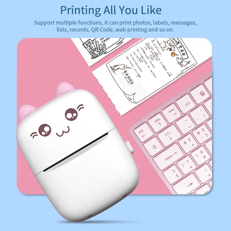Bærbar termisk mini fotoprinter Luvikno