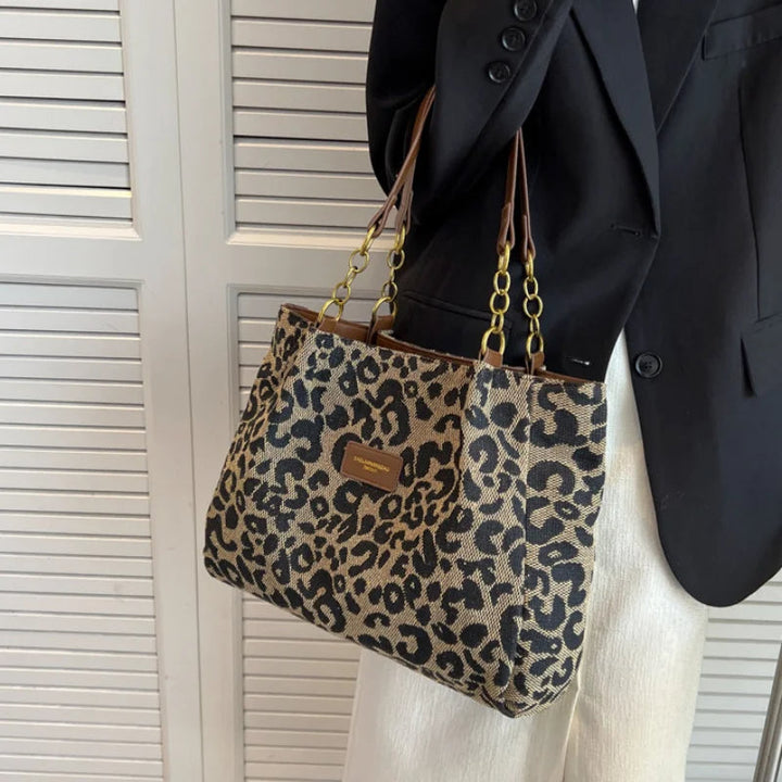 Luvikno | Damene håndveske Leopardprint En størrelse Syntetisk lær