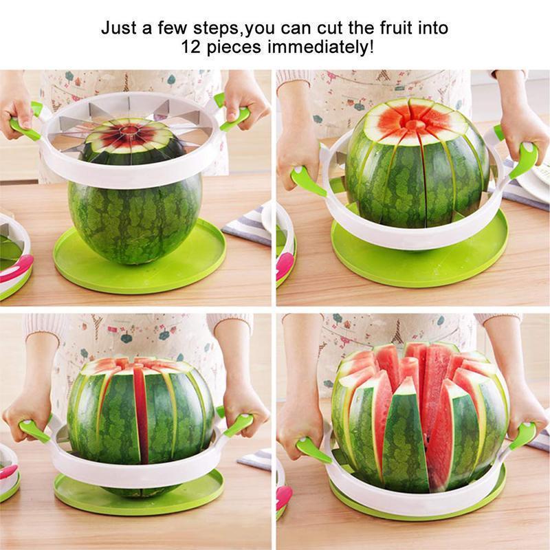 Multifunksjonell Håndholdt Rund Deler Vannmelon Cutter | Luvikno