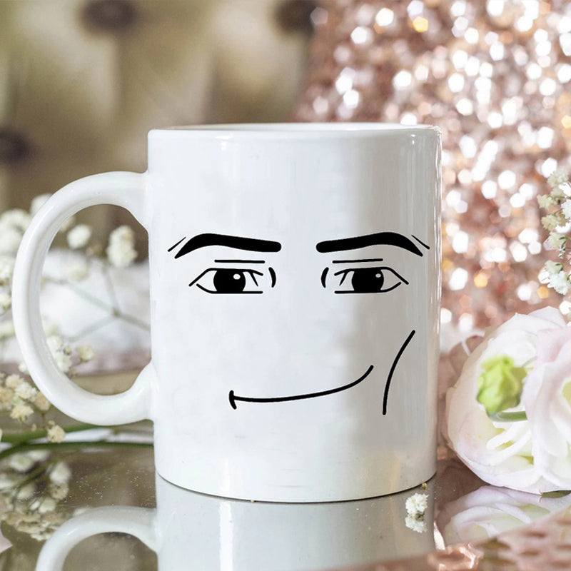 Emoji Printet Keramisk Krus | Luvikno