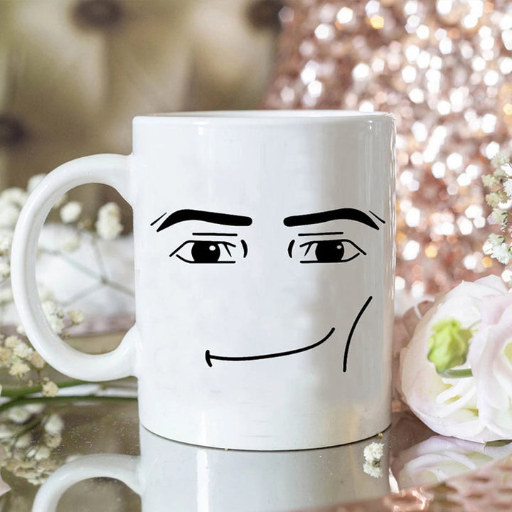 Emoji Printet Keramisk Krus | Luvikno