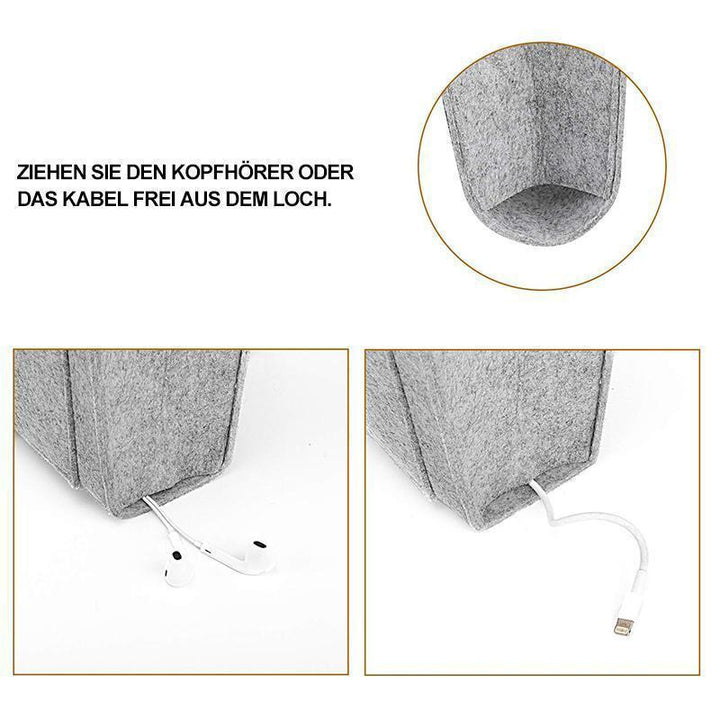 Luvikno | Filtramme Hengeorganizer Bag for Seng Sofa Skrivebord