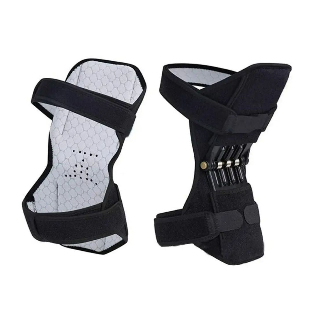 KneeGuard Pro | Sett av 2 hengslet kneleddsstabilisatorer for smertelindring | Justerbar støtte for kneskader - leddgikt - postoperativ rehabilitering Luvikno
