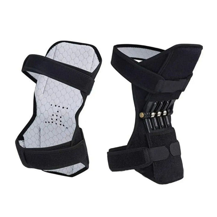KneeGuard Pro | Sett av 2 hengslet kneleddsstabilisatorer for smertelindring | Justerbar støtte for kneskader - leddgikt - postoperativ rehabilitering Luvikno