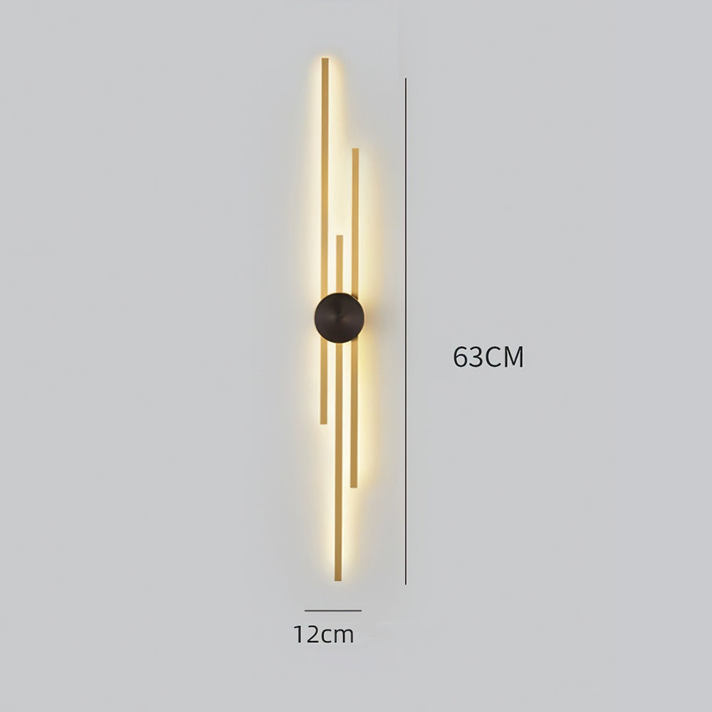 Vegglampe Moderne LED Jern Vertikal Armatur Luvikno