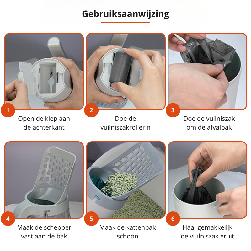 Hygienisk Kattetoalett uten Lukt Luvikno