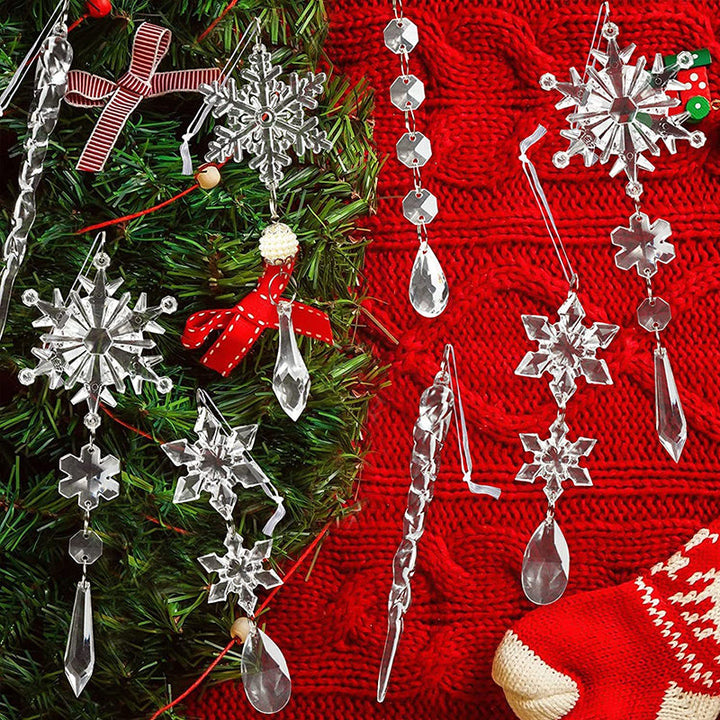 Crystal Christmas Snowflake Decoration | Luvikno