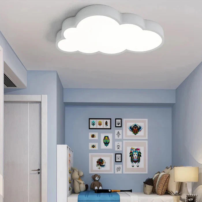 LED Taklampe for Barnerom - CloudLight | Luvikno