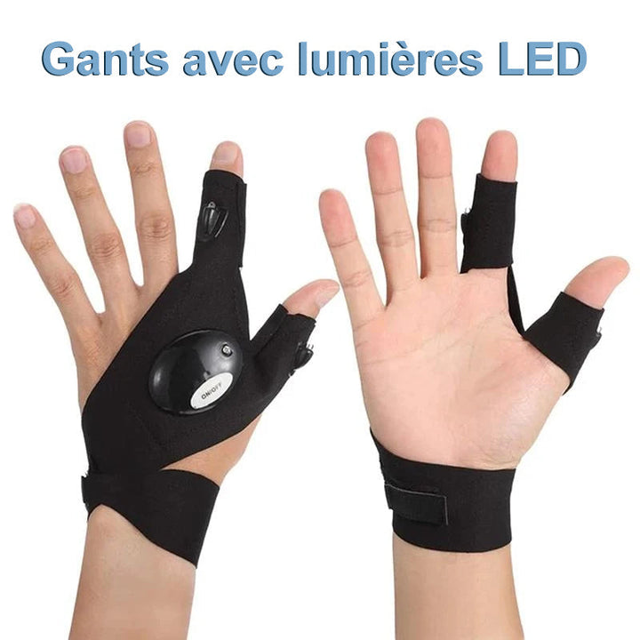 Hansker med vanntette LED-lamper | Luvikno