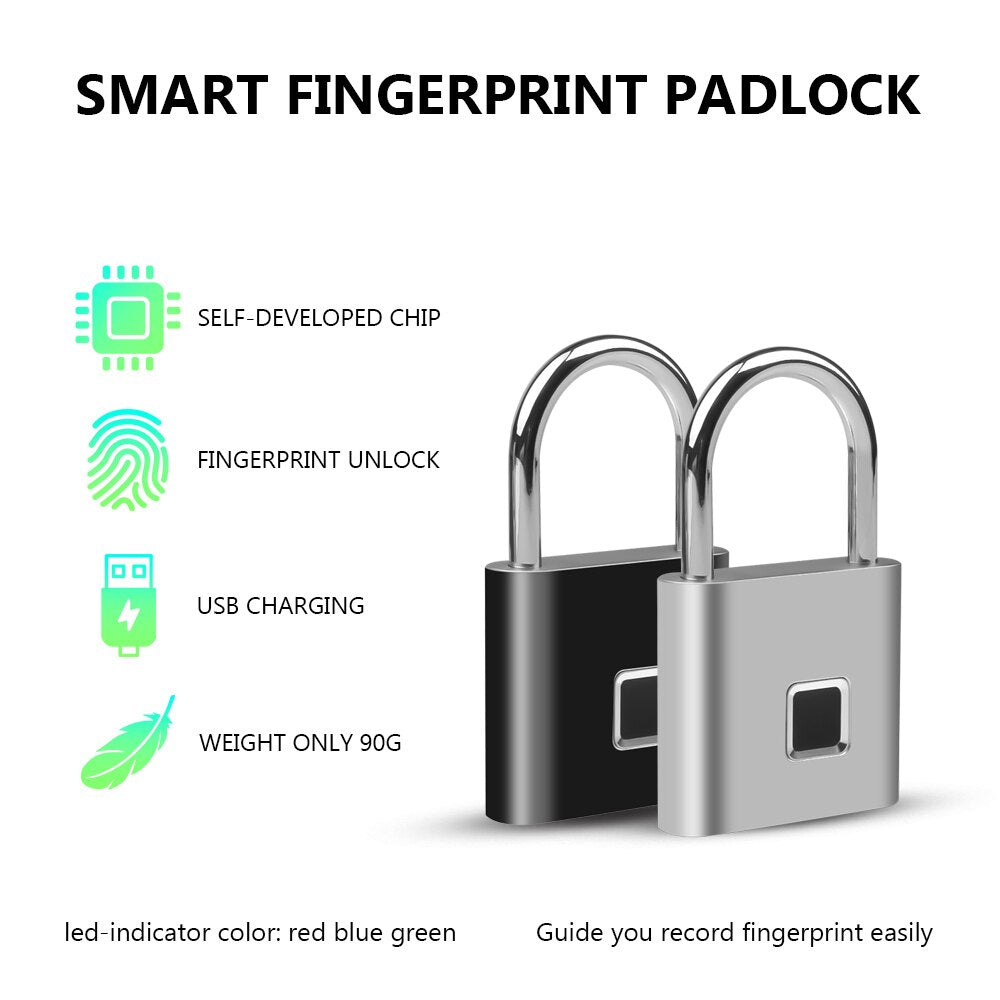 Fingerprint Keyless RechargeaLuviknoe Door Lock | Luvikno