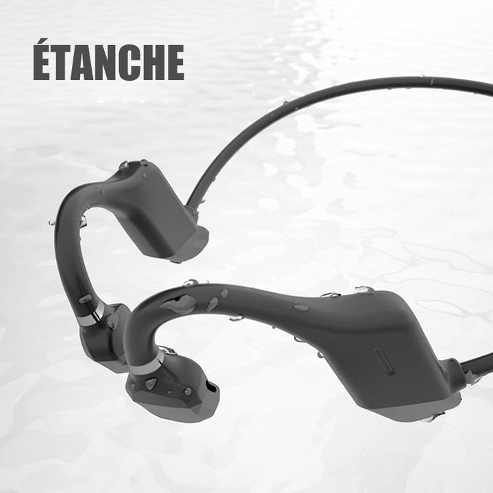 Bluetooth 5.0 vanntette sport hodetelefoner | Luvikno