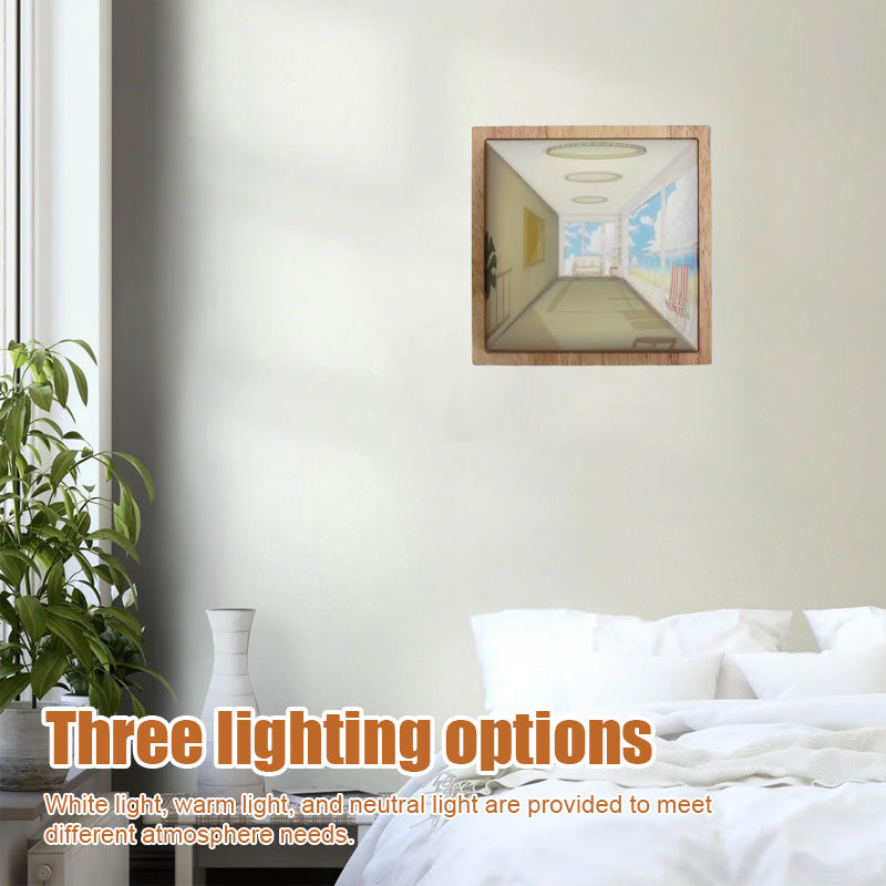 3D-Naked Eye Vision Vegglampe | Fantastisk Vegg Ambiance | Luvikno