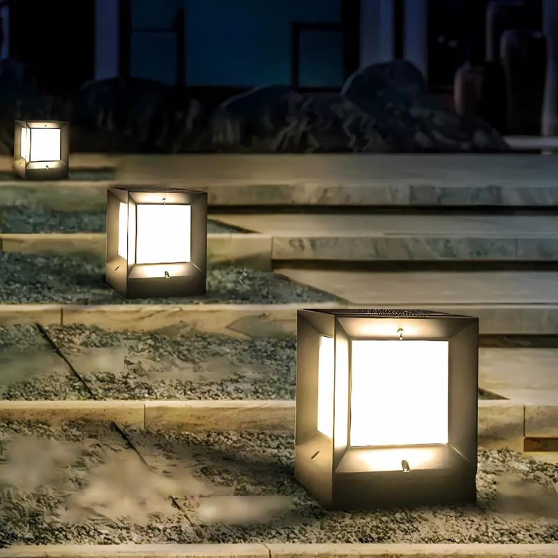 Stilig LED gulvlampe for elegant utendørsbelysning | Luvikno