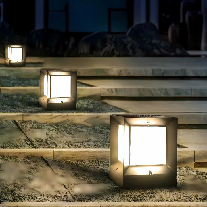 Stilig LED gulvlampe for elegant utendørsbelysning | Luvikno