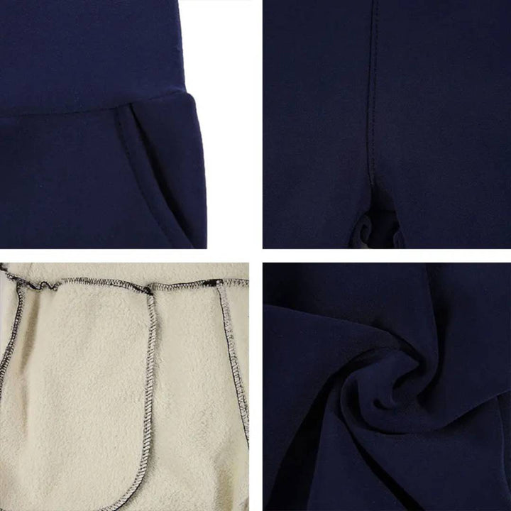 WarmFlex Høyde Waist Varme Fleece Leggings | Vinter Legging for Kaldt Vær - Varme Legging - for Utendørs Aktiviteter Luvikno