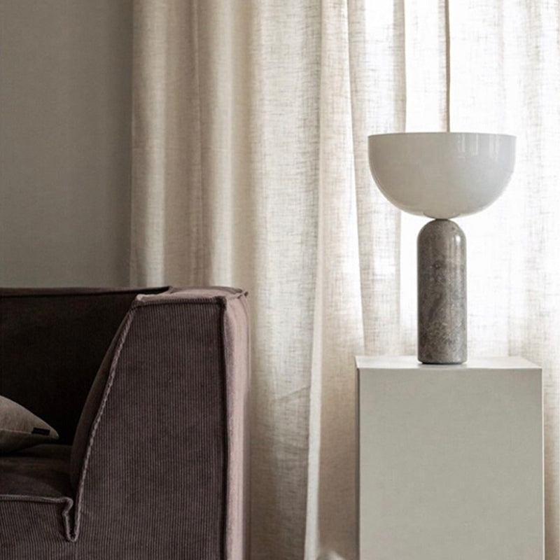 Luvikno | MarbleLuxe Lamp - Luksuriøs Marmor Bordlampe med Gyldne Akenter