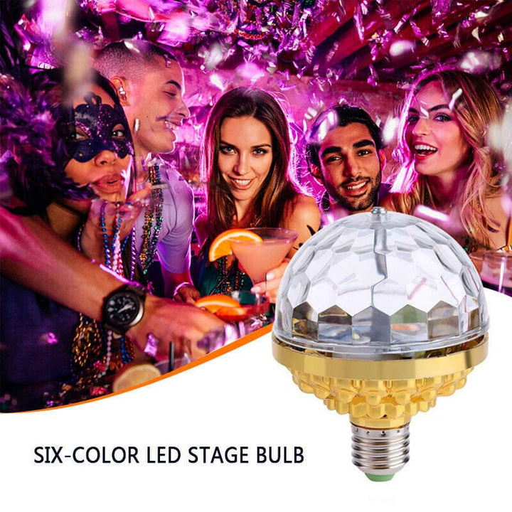 LED Disco Ball Fargerik Roterende Lyspære | Luvikno