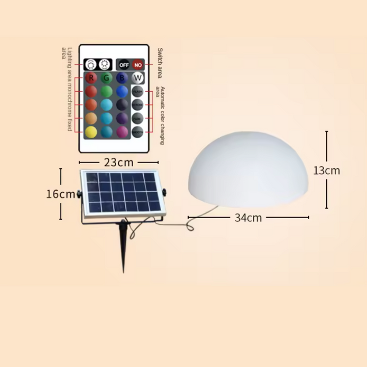 Solar Dome Light Luvikno