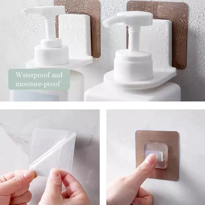 Shampoo & Sanitizer Adhesive Sticky Holder Luvikno