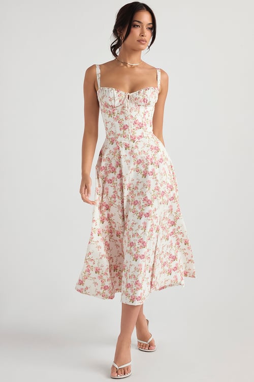 Luvik | Elegant Kukka-mallinen Mekko