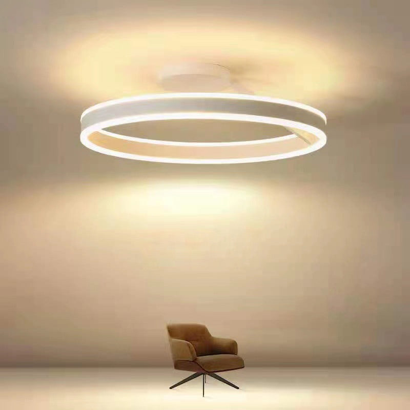 Luvikno | RadiantGlimmer Taklampe - Luksuriøs gull LED-belysning med metallelementer