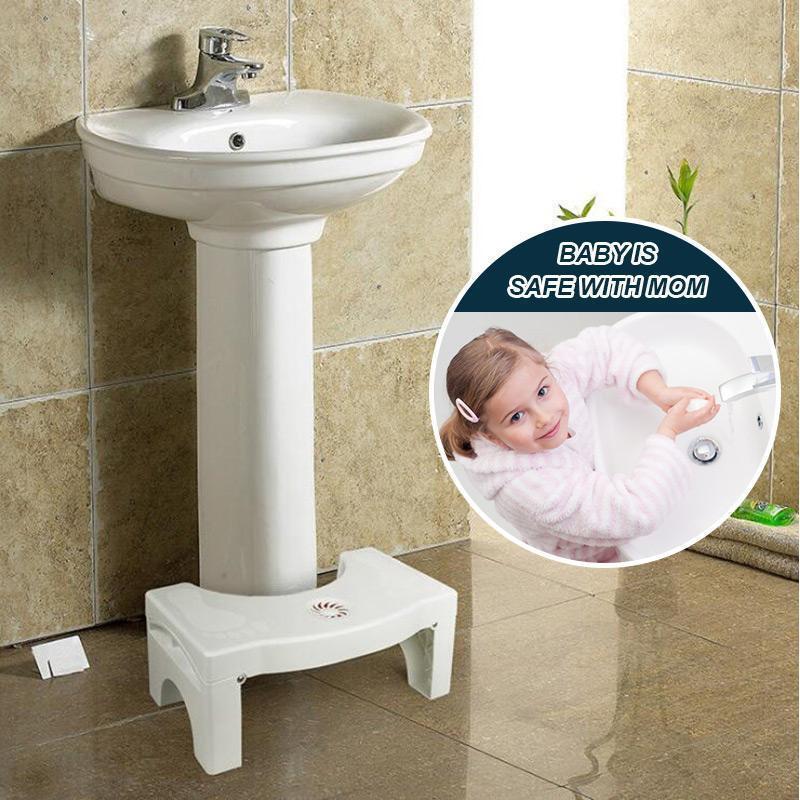 Folding Multi-Function Toilet Stool | Luvikno