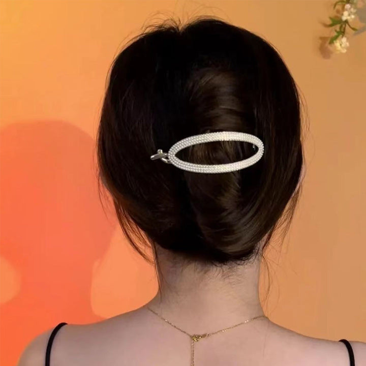 Glitrende Buet Minimalistisk Hårspenne | Luvikno