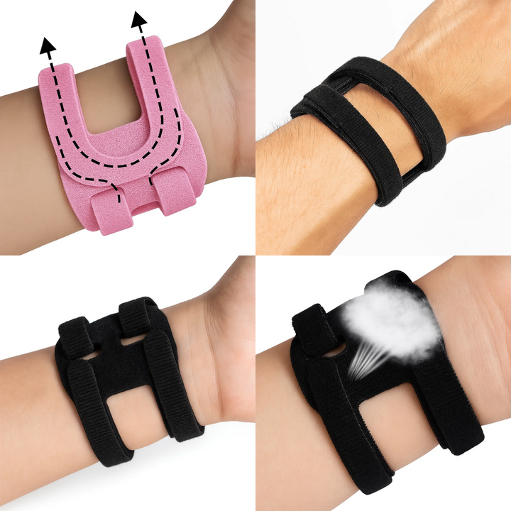 Smertelindring & Ulnar Stabilisering – Justerbar Pustende Komfort – Daglig Bruk & Sportsrestaurering Luvikno
