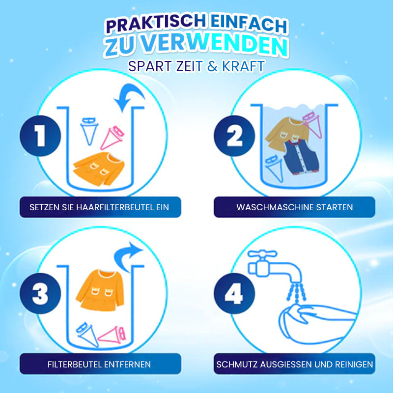 Luvikno | Vaskemaskin mesh bag hårfilter