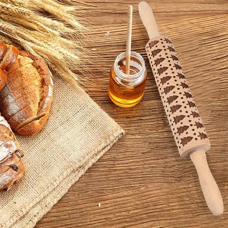 Jule Tre Embosser Kjevler for Høytidsbaking | Luvikno