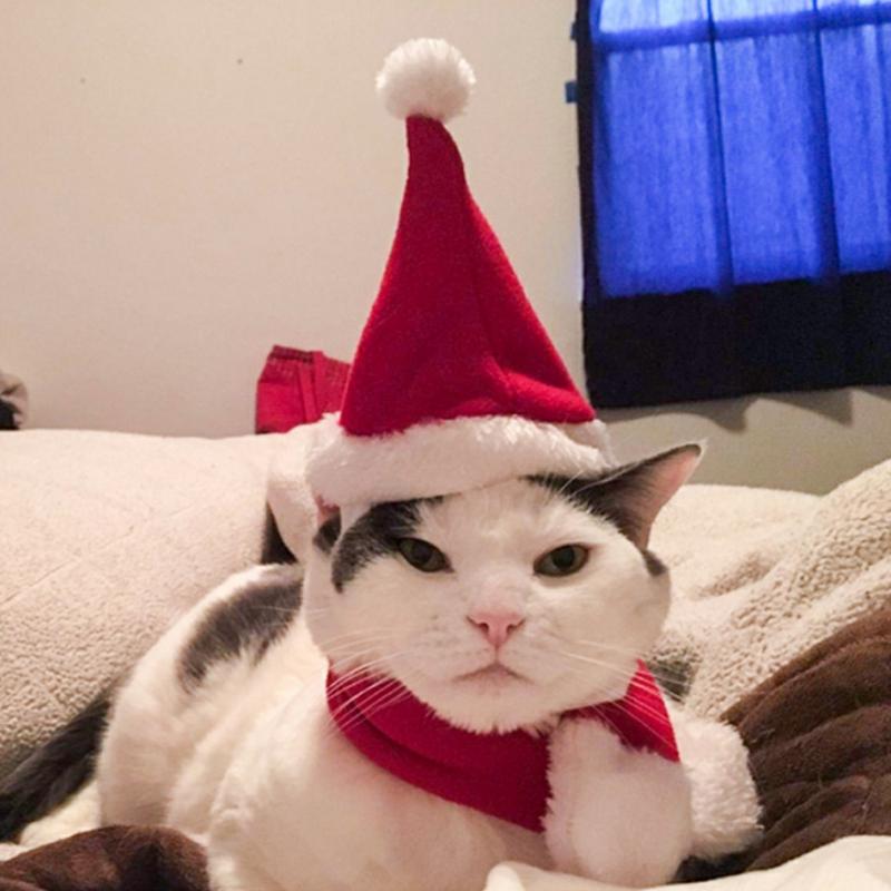 Juledekorasjon Santa-hat med skjerf | Luvikno