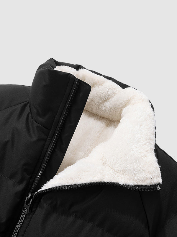 Luvik | Fleece-fôret puffjakke