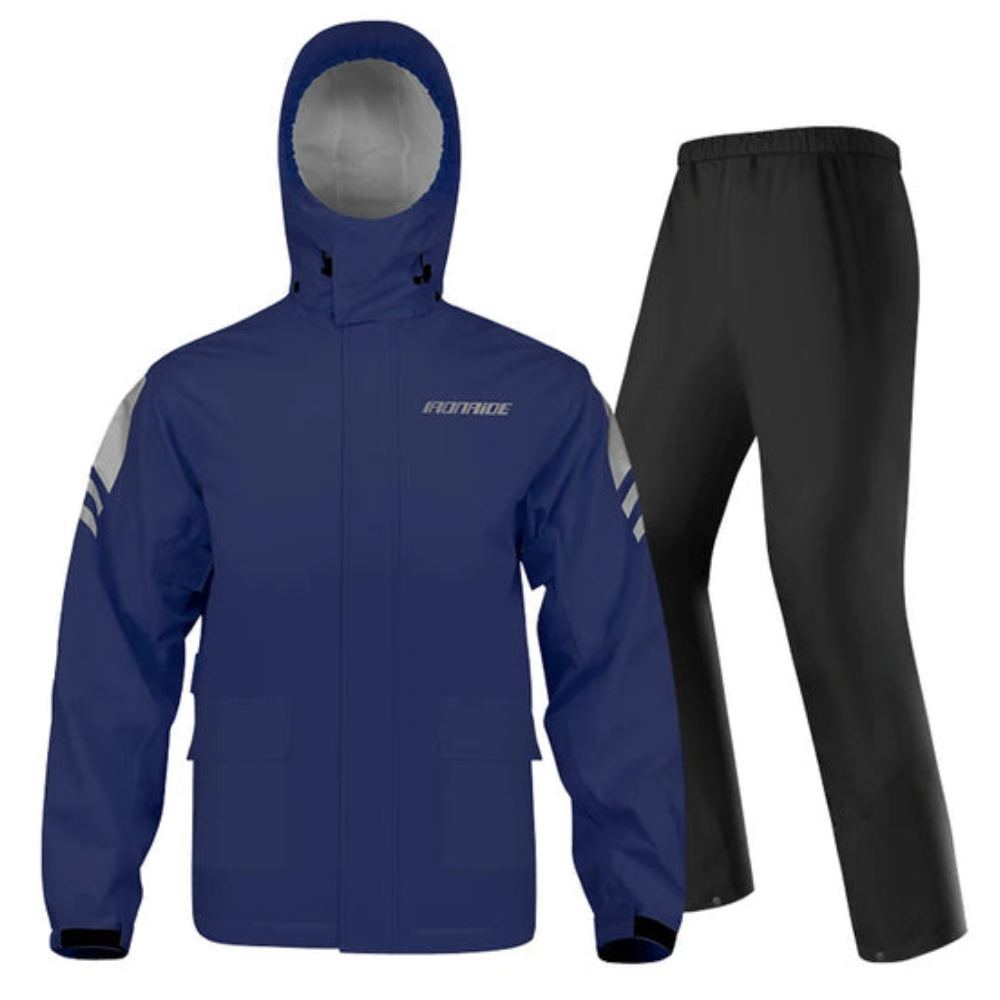 Luvik | Vesitiivis moottoripyörä sadetakki ergonominen - Unisex tuulenpitävä