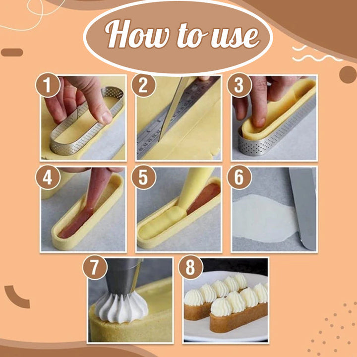 Oval Tart Ring Bakeform | Luvikno