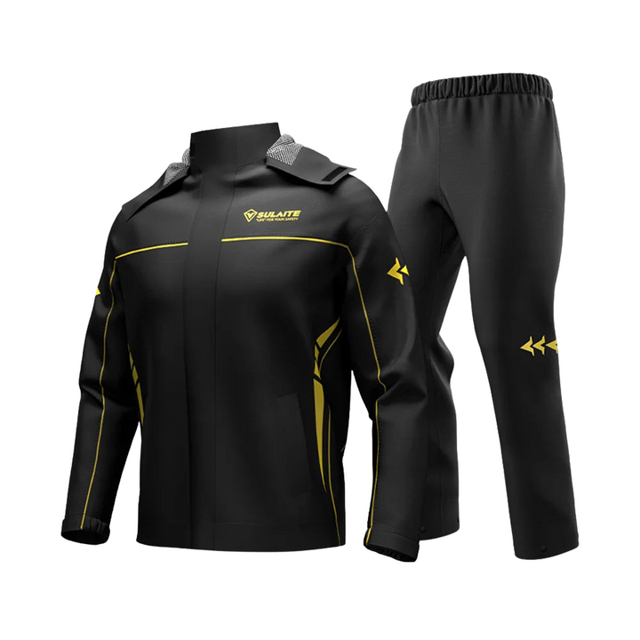 Luvik | Unisex Motorsykkel Regnjakke - vanntett og pustende - Lett design