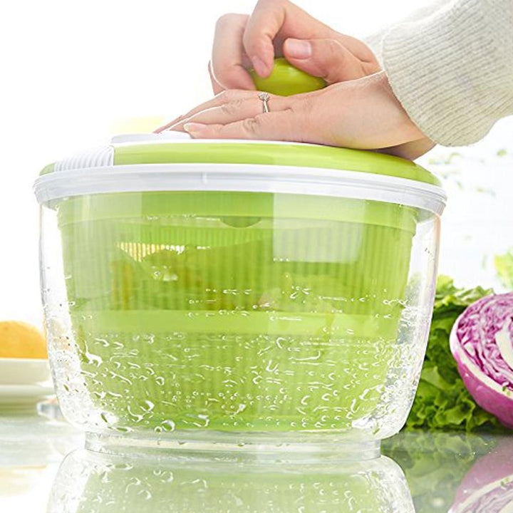 Husholdningssalat dehydrator Manuell grønnsaksvaskemaskin | Luvikno
