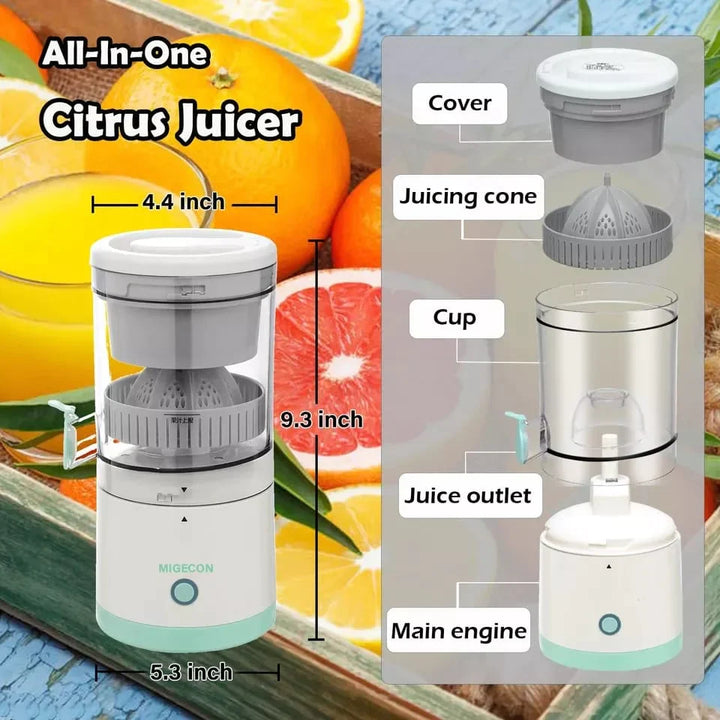 Sitrus Saftpresse Oppladbar Bærbar Juicer Luvikno
