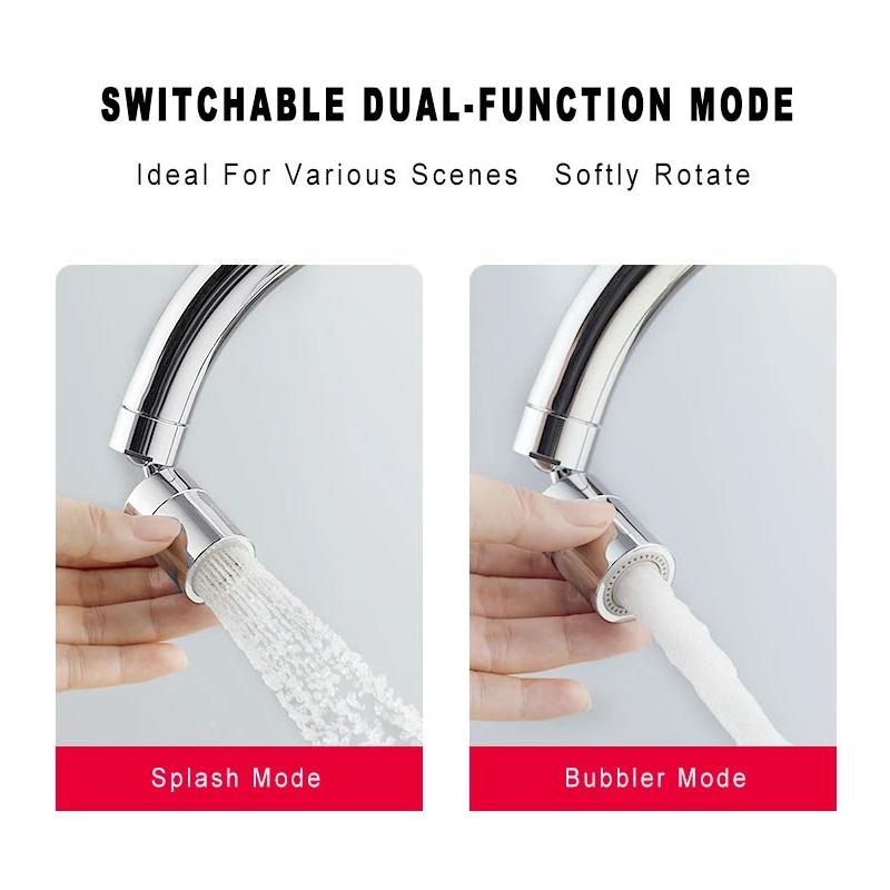 Roterbar Dual-Funksjons Bubbler Kranhode | Luvikno