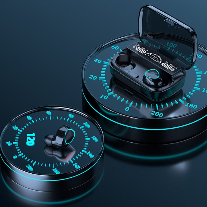 Luvikno | TWS Bluetooth 5.1 Stilige trådløse Bluetooth-hodetelefoner