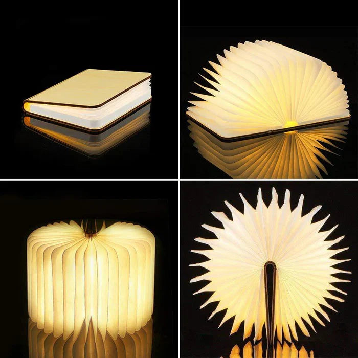 Luvikno | BookGlow LED Boklys - Stilfull belysning med en kreativ vri
