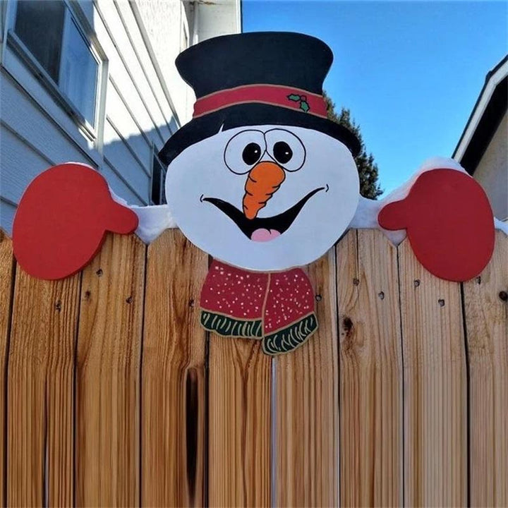 Jul Tematisert Gjerde Dekorasjon | Luvikno