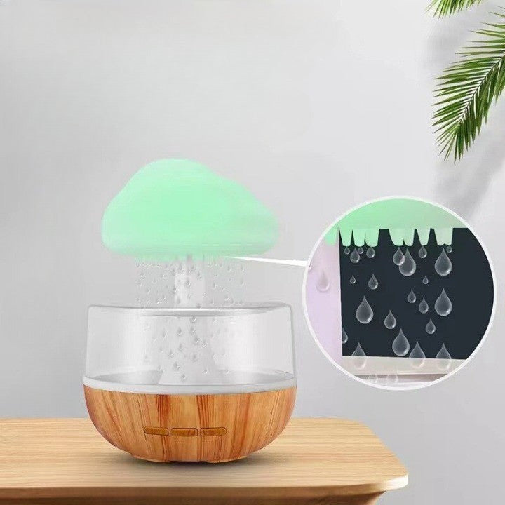 Regnsky Cloud Sopp Luftfukter Nattlampe | Luvikno