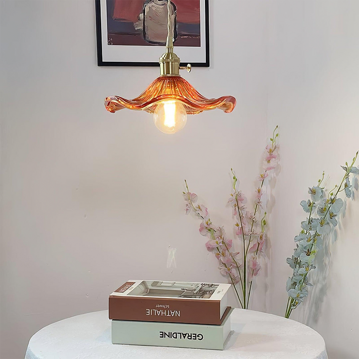 Trendy Hibiscus Flower Pendant Lamp - FlowerLite | Luvikno