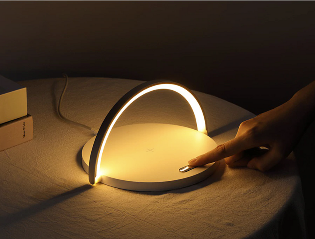 Bowlight Design™ - Stilig 3-i-1 Nattlys med Qi-lader Luvikno
