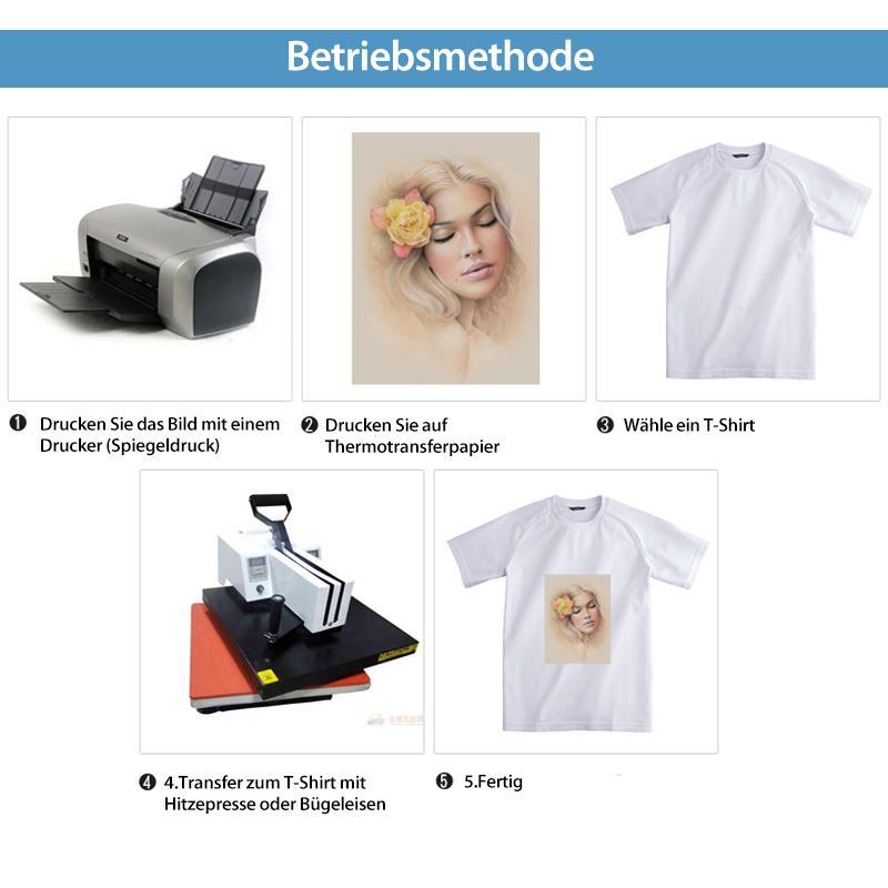 Craft Transfer Paper for Inkjet Printers (5 Sheets) | Luvikno