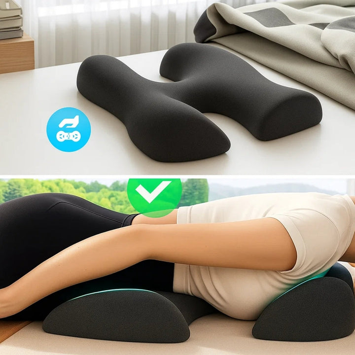 Ergonomisk trykkavlastende støtte – Pustende komfortdesign – Forbedrer avslapning og restitusjon Luvikno