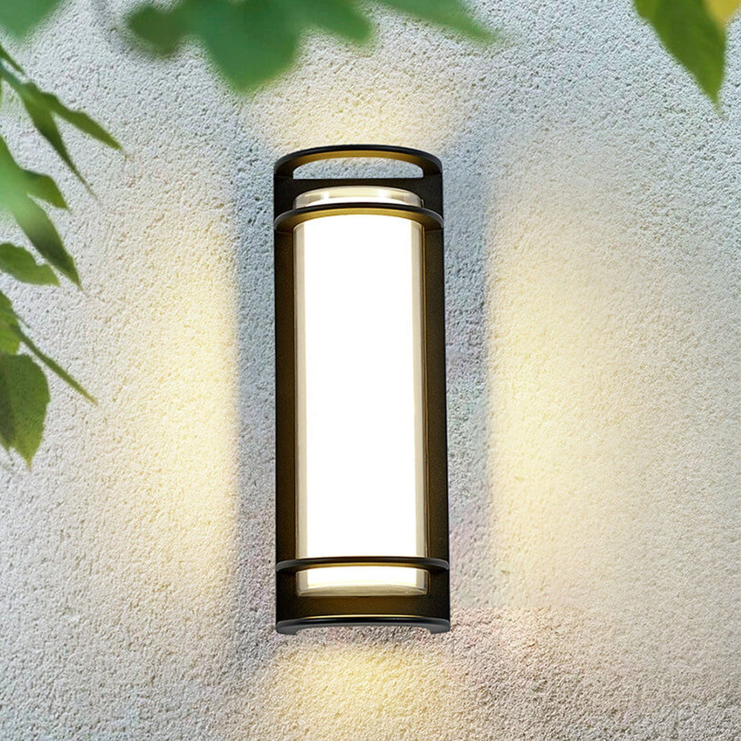 Modern utendørs søyle vanntett LED hagevegglampe | Luvikno